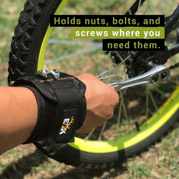 Magnetic Wristband with Strong Magnets for Holding Screws, Nails, & Drill Bits - Picture 7 of 8